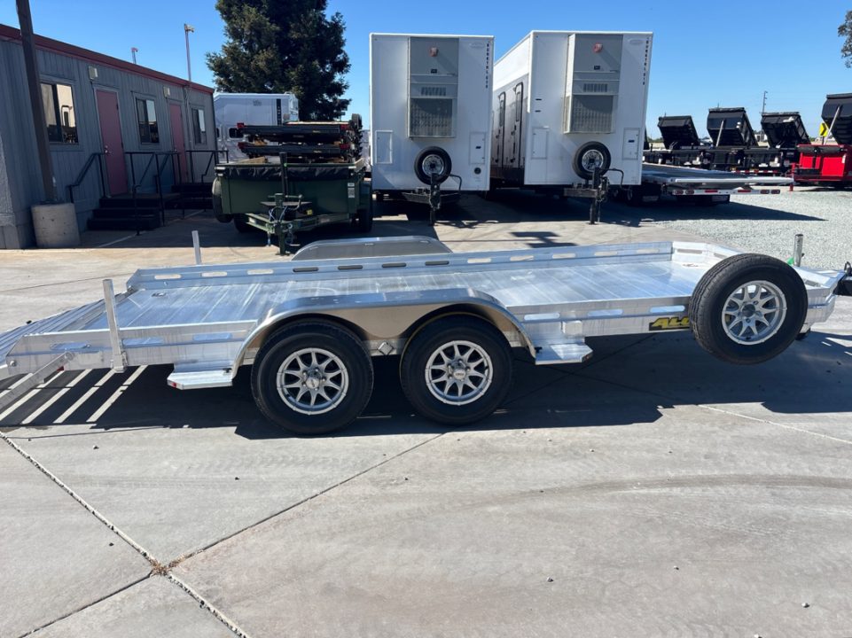 New 2027 Aluma 7816TA-EL-R-TG44-RTD 6.5FT X 16FT 7K GVW Utility Trailer