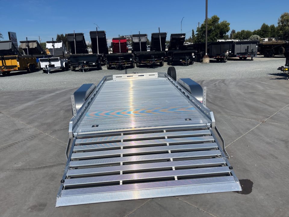 New 2027 Aluma 7816TA-EL-R-TG44-RTD 6.5FT X 16FT 7K GVW Utility Trailer