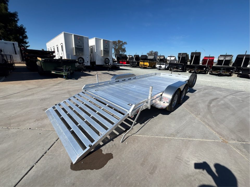 New 2027 Aluma 7816TA-EL-R-TG44-RTD 6.5FT X 16FT 7K GVW Utility Trailer
