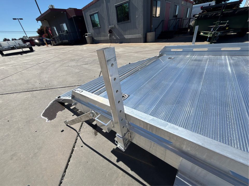 New 2027 Aluma 7816TA-EL-R-TG44-RTD 6.5FT X 16FT 7K GVW Utility Trailer