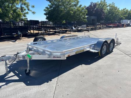 New 2027 Aluma 7816TA-EL-R-TG44-RTD 6.5FT X 16FT 7K GVW Utility Trailer