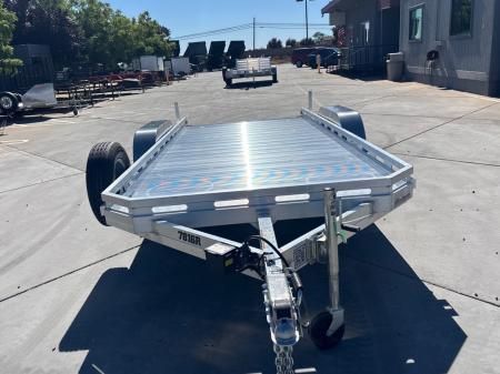 New 2027 Aluma 7816TA-EL-R-TG44-RTD 6.5FT X 16FT 7K GVW Utility Trailer