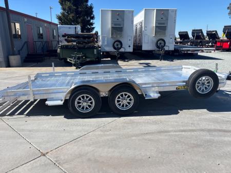 New 2027 Aluma 7816TA-EL-R-TG44-RTD 6.5FT X 16FT 7K GVW Utility Trailer