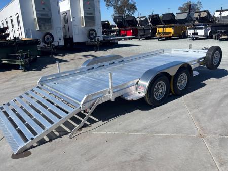 New 2027 Aluma 7816TA-EL-R-TG44-RTD 6.5FT X 16FT 7K GVW Utility Trailer