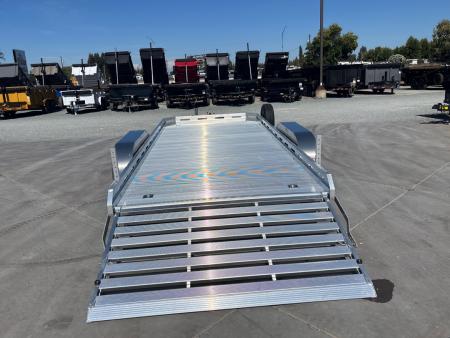 New 2027 Aluma 7816TA-EL-R-TG44-RTD 6.5FT X 16FT 7K GVW Utility Trailer