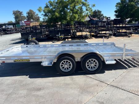 New 2027 Aluma 7816TA-EL-R-TG44-RTD 6.5FT X 16FT 7K GVW Utility Trailer