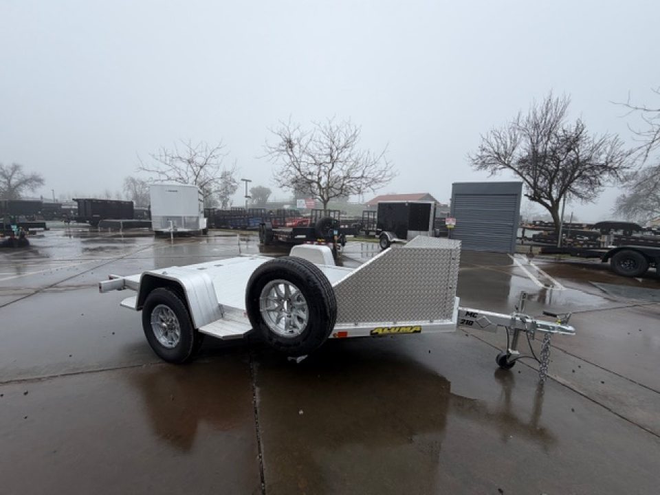 New 2027 Aluma MC210S-R-RTD 6.5FT X 10FT 2990 GVW Motorcycle Trailer