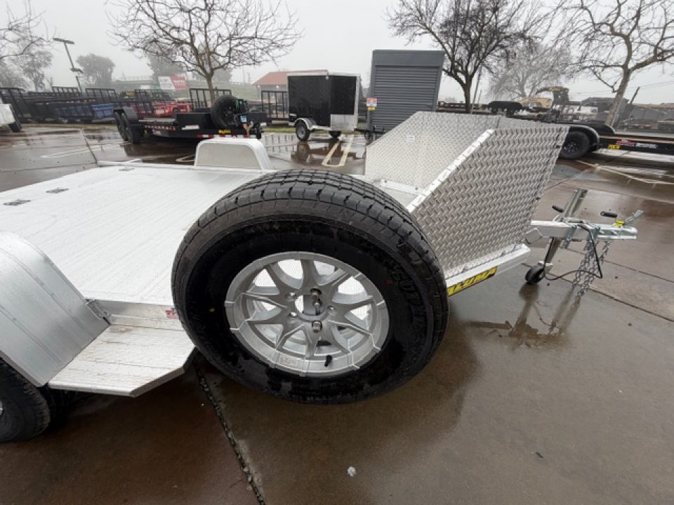 New 2027 Aluma MC210S-R-RTD 6.5FT X 10FT 2990 GVW Motorcycle Trailer