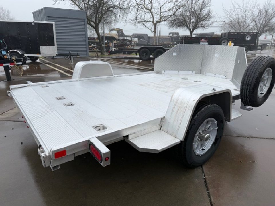 New 2027 Aluma MC210S-R-RTD 6.5FT X 10FT 2990 GVW Motorcycle Trailer