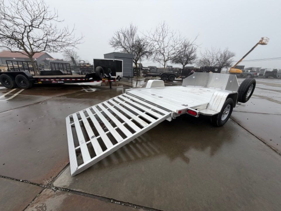 New 2027 Aluma MC210S-R-RTD 6.5FT X 10FT 2990 GVW Motorcycle Trailer