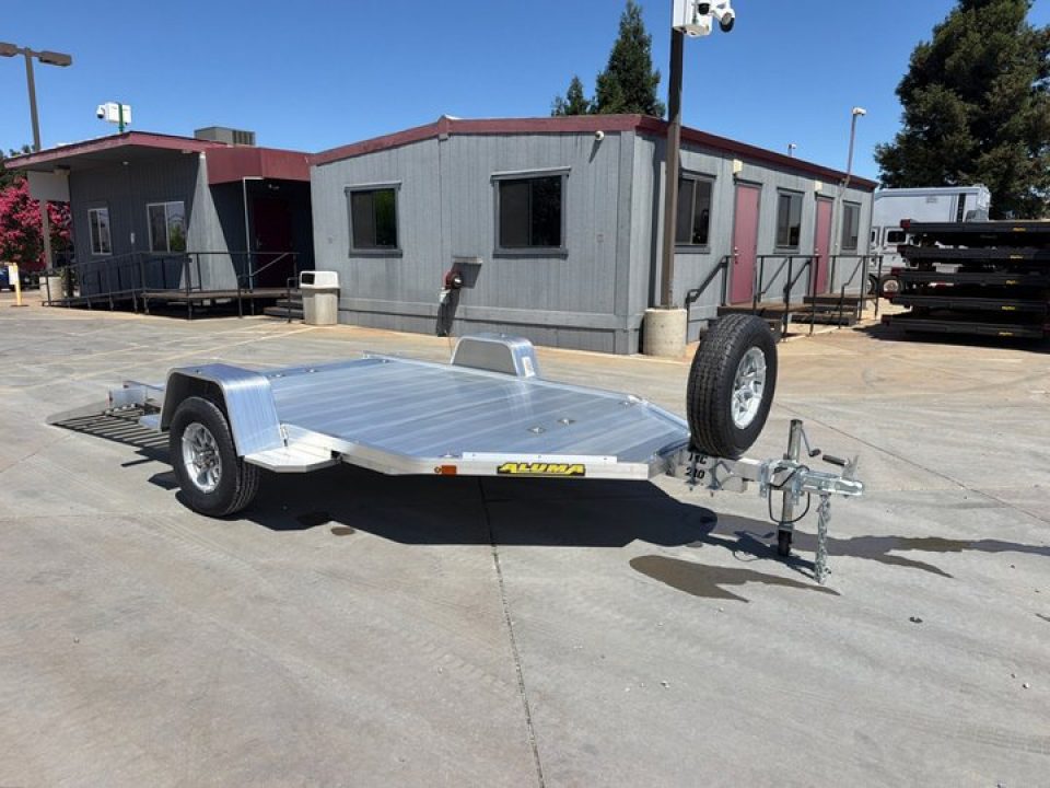 New 2027 Aluma MC210S-R-RTD 6.5FT X 10FT 2990 GVW Motorcycle Trailer