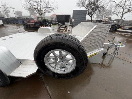 New 2027 Aluma MC210S-R-RTD 6.5FT X 10FT 2990 GVW Motorcycle Trailer