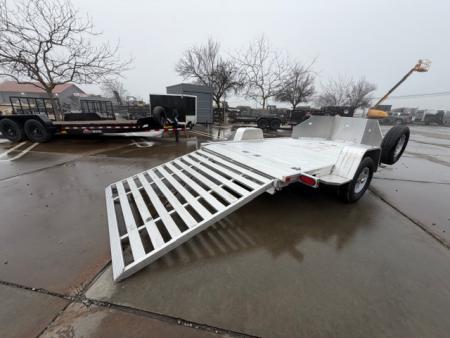 New 2027 Aluma MC210S-R-RTD 6.5FT X 10FT 2990 GVW Motorcycle Trailer