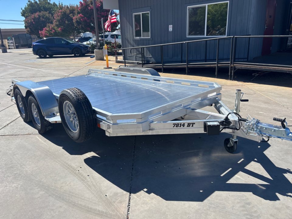 New 2027 Aluma 7814TA-EL-BT-RTD 6.5 X 14FT 7K GVW Utility Trailer