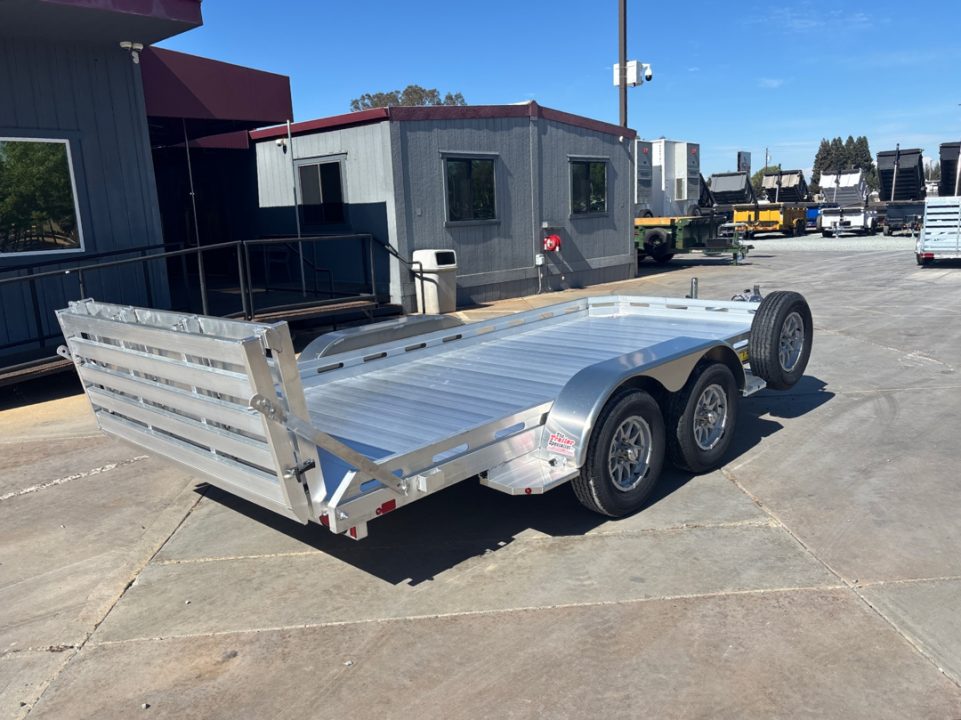 New 2027 Aluma 7814TA-EL-BT-RTD 6.5 X 14FT 7K GVW Utility Trailer