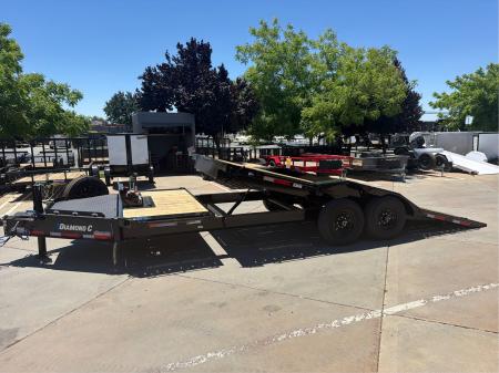 New 2026 Diamond C Trailers HXD207L22X102 8.5FT X 22FT 14.9K GVW Tilt Trailer