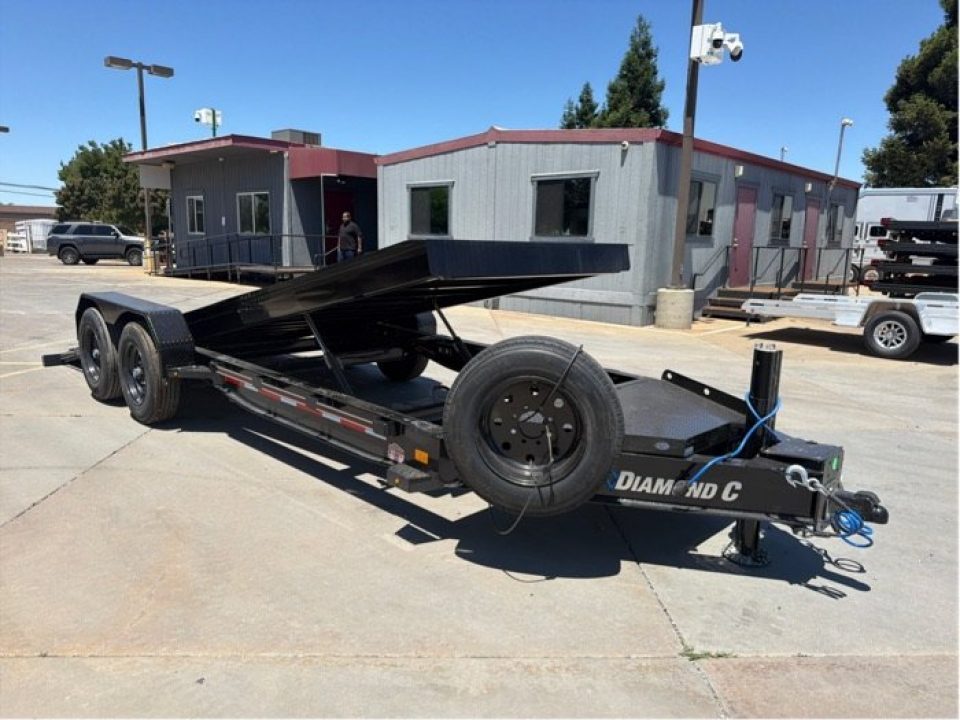 New 2026 Diamond C Trailers HDT208L20X80 7FT X 20FT 18K GVW Tilt Trailer