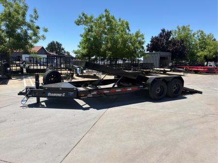 New 2026 Diamond C Trailers HDT208L20X80 7FT X 20FT 18K GVW Tilt Trailer