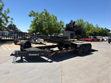 New 2026 Diamond C Trailers HDT208L20X80 7FT X 20FT 18K GVW Tilt Trailer