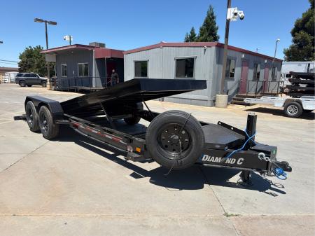 New 2026 Diamond C Trailers HDT208L20X80 7FT X 20FT 18K GVW Tilt Trailer