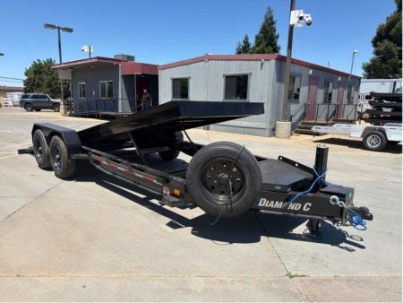 New 2026 Diamond C Trailers HDT208L20X80 7FT X 20FT 18K GVW Tilt Trailer