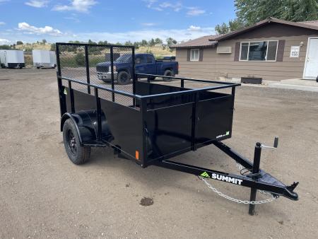 New 2026 Summit Alpine 5x8 3k Single Axle Utility Trailer