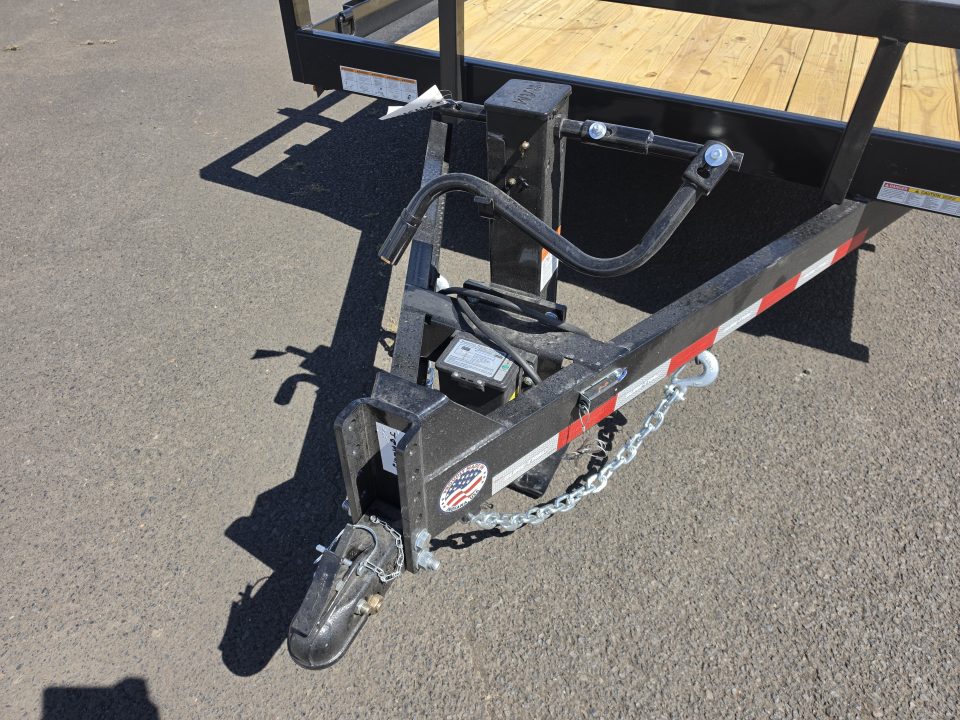 New 2026 Sure-Trac 7x24 Tube Top Equipment Utility Trailer 14K GVWR