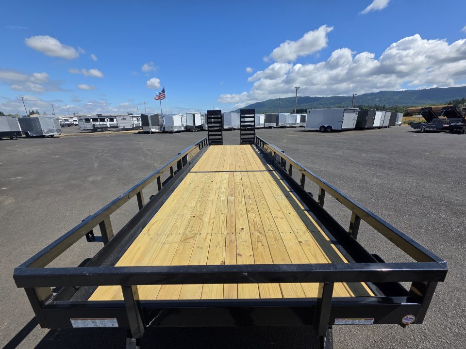 New 2026 Sure-Trac 7x24 Tube Top Equipment Utility Trailer 14K GVWR
