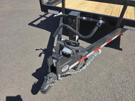 New 2026 Sure-Trac 7x24 Tube Top Equipment Utility Trailer 14K GVWR