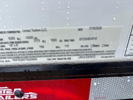 New 2026 United Trailers LIM-8.528TA70 Car / Racing Trailer