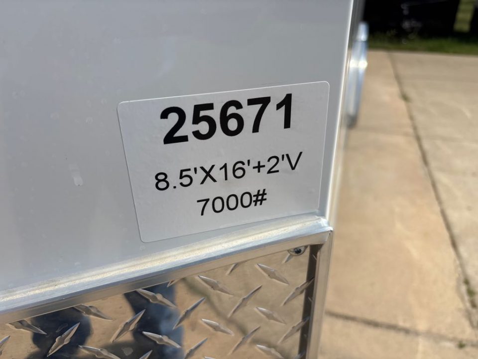New 2026 United Trailers UJ-8.516TA35 Cargo / Enclosed Trailer