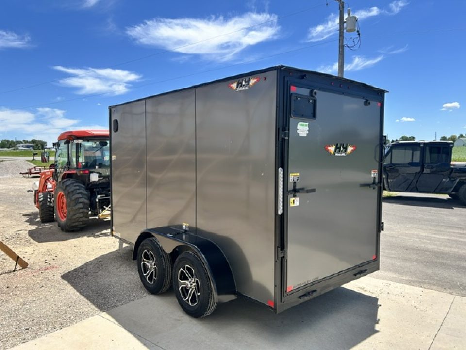 New 2026 H&H Trailers 6X12 TANDEM AXLE RAMP DOOR Cargo / Enclosed Trailer