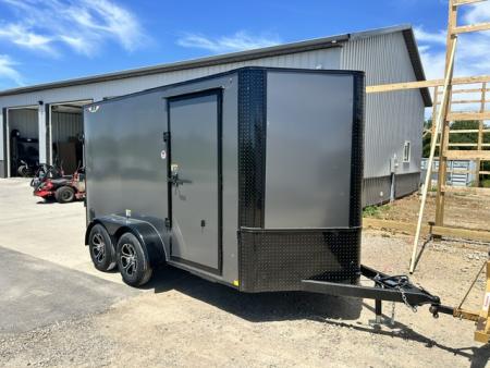 New 2026 H&H Trailers 6X12 TANDEM AXLE RAMP DOOR Cargo / Enclosed Trailer