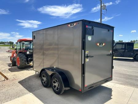 New 2026 H&H Trailers 6X12 TANDEM AXLE RAMP DOOR Cargo / Enclosed Trailer