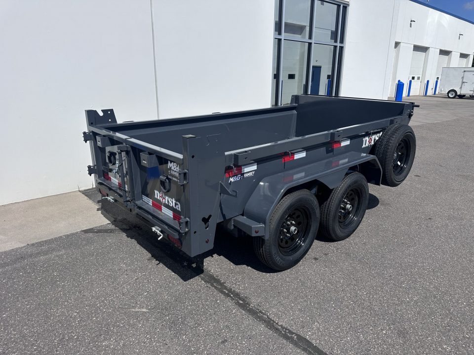 New DCB 60X10 7K DUMP TRAILER - GRAY