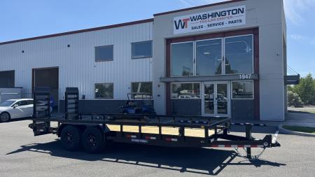 New 2026 Sure-Trac 7 x 20 Tube Top 14K Utility Trailer