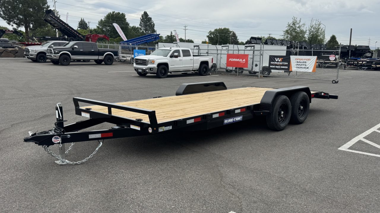 New 2026 Sure-Trac 7 x 20 (18+2) C-Channel 10K Car Hauler