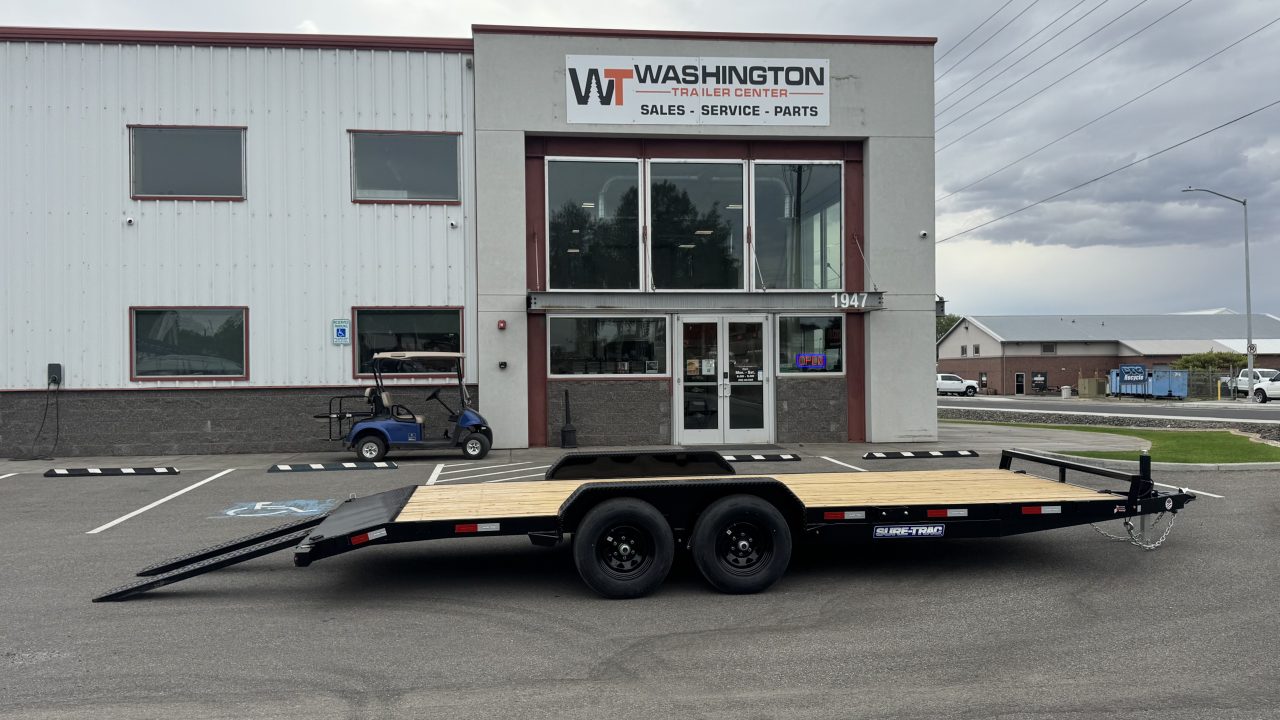 New 2026 Sure-Trac 7 x 20 (18+2) C-Channel 10K Car Hauler