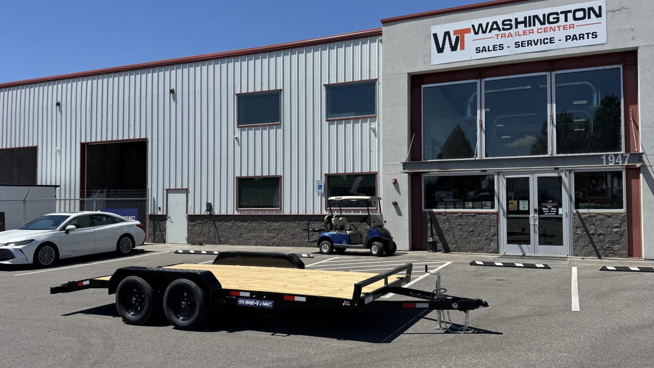 New 2026 Sure-Trac 7 x 16 (14+2) C-Channel 7K Car Hauler