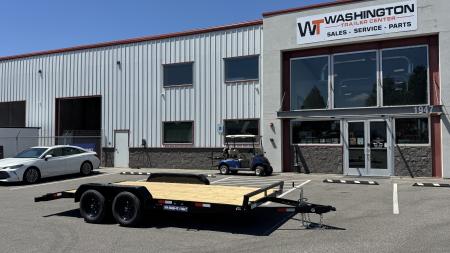 New 2026 Sure-Trac 7 x 16 (14+2) C-Channel 7K Car Hauler