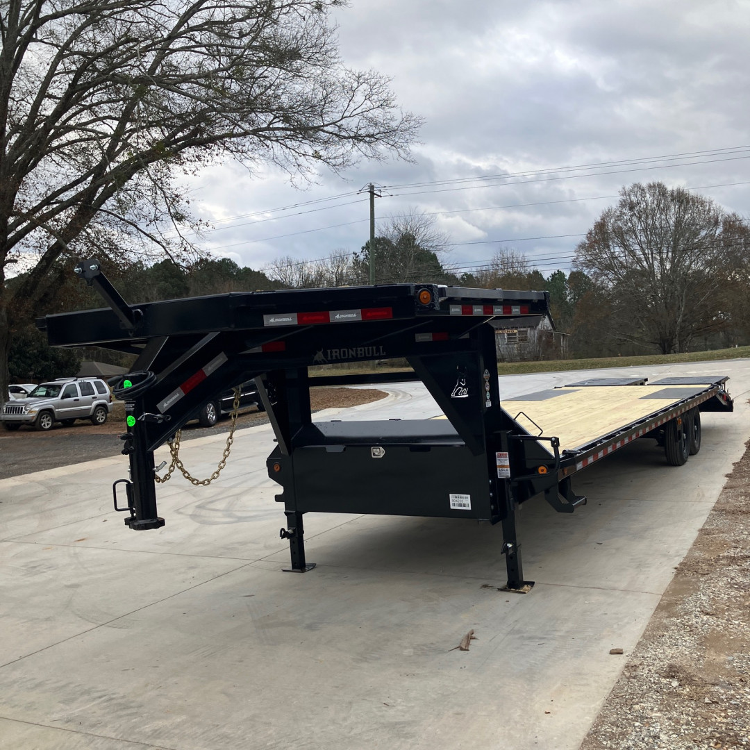 New 2026-Iron-Bull-Trailers-Iron-Bull-8.5×32-27+5-14K-Non-CDL-Flatbed-FG14K832MSI-NECKDECK