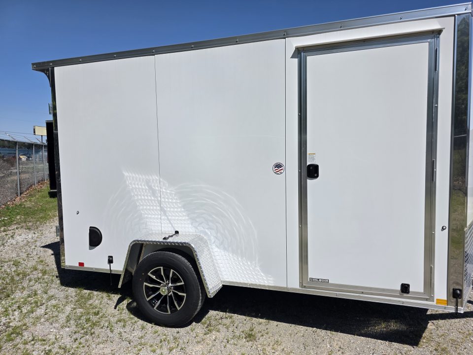 New 2026 Formula Trailers 6x12 6'6 INSIDE080 SCREWLESS EXTERIOR DOUBLE DOOR ALUMINUM WHEELS Cargo / Enclosed Trailer