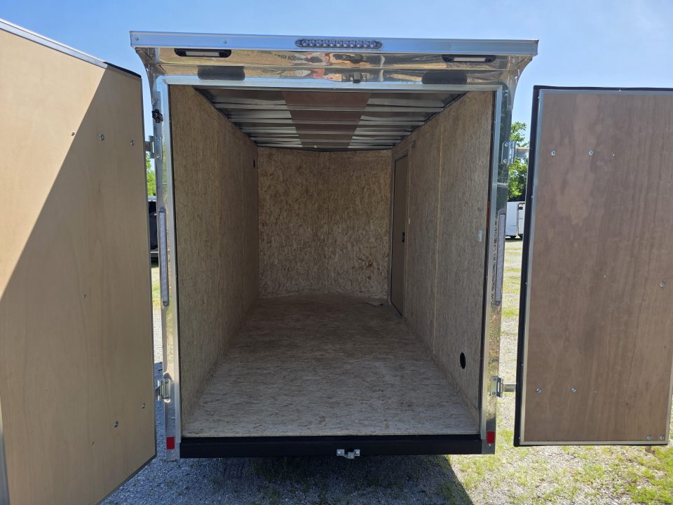 New 2026 Formula Trailers 6x12 6'6 INSIDE080 SCREWLESS EXTERIOR DOUBLE DOOR ALUMINUM WHEELS Cargo / Enclosed Trailer