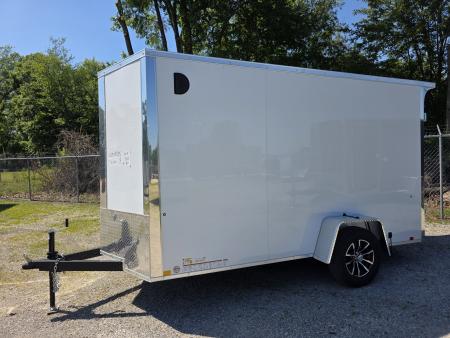New 2026 Formula Trailers 6x12 6'6 INSIDE080 SCREWLESS EXTERIOR DOUBLE DOOR ALUMINUM WHEELS Cargo / Enclosed Trailer