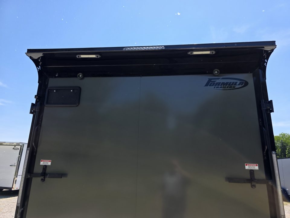 New 2026 Formula Trailers 7.5X16 UTV SXS SCREWLESS 080 BLACKOUT TRIM GOLF CART Cargo / Enclosed Trailer