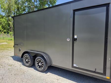 New 2026 Formula Trailers 7.5X16 UTV SXS SCREWLESS 080 BLACKOUT TRIM GOLF CART Cargo / Enclosed Trailer