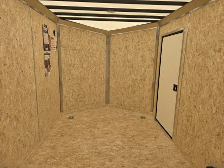 New 2026 Formula Trailers 7.5X16 UTV SXS SCREWLESS 080 BLACKOUT TRIM GOLF CART Cargo / Enclosed Trailer