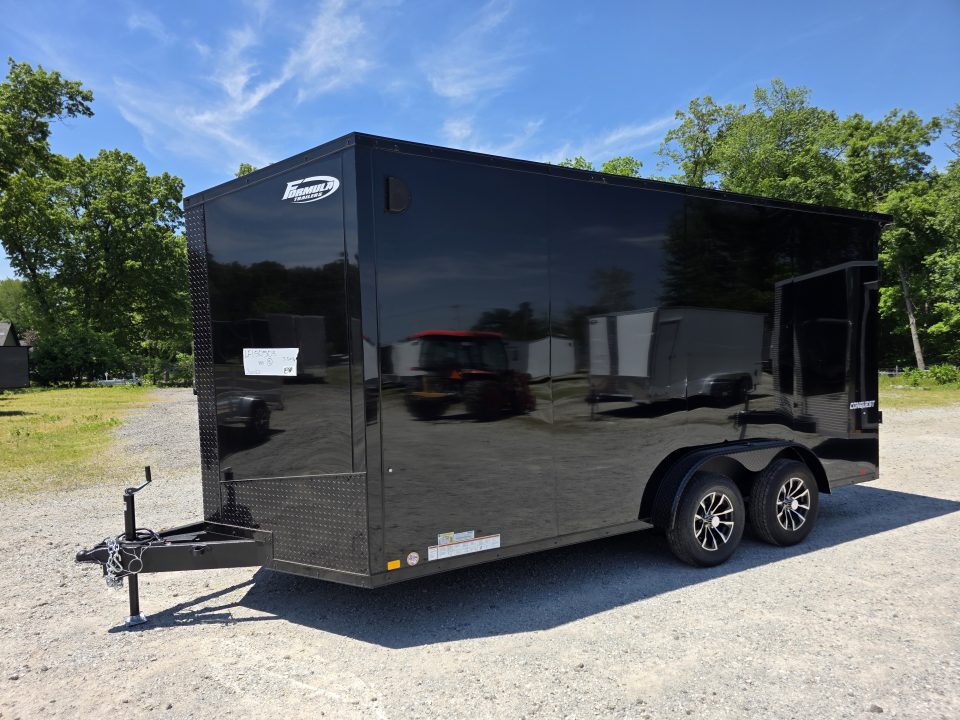 New 2026 Formula Trailers 7.5X16 UTV SXS SCREWLESS 080 BLACKOUT TRIM GOLF CART Cargo / Enclosed Trailer