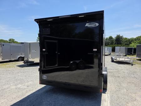 New 2026 Formula Trailers 7.5X16 UTV SXS SCREWLESS 080 BLACKOUT TRIM GOLF CART Cargo / Enclosed Trailer