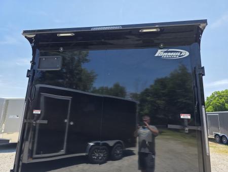 New 2026 Formula Trailers 7.5X16 UTV SXS SCREWLESS 080 BLACKOUT TRIM GOLF CART Cargo / Enclosed Trailer